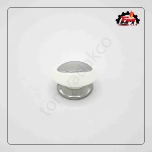 دسته درب قابلمه بيضي سفيد