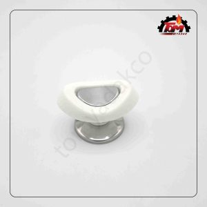 دسته درب قابلمه هلالي سفيد